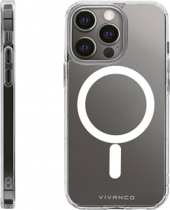 Vivanco Mag Steady Apple iPhone 13 Pro Hátlap Átlátszó (MSASCVVIPH2021PT)